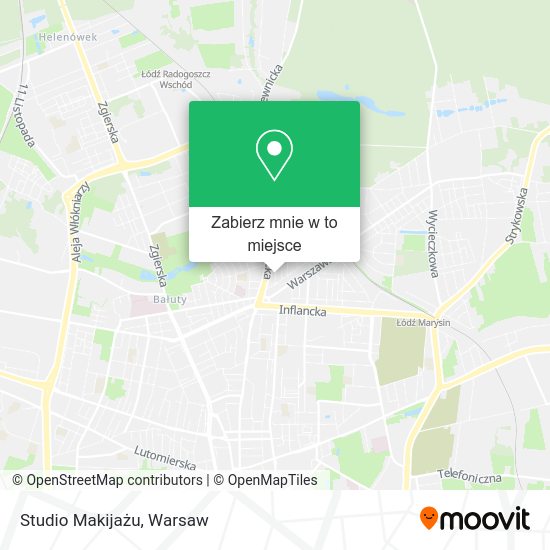 Mapa Studio Makijażu