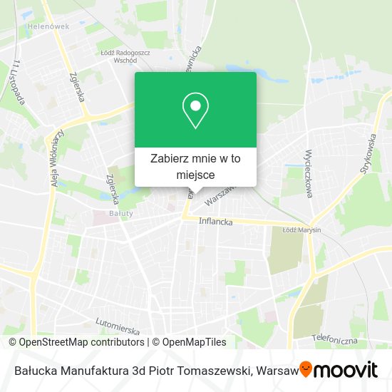 Mapa Bałucka Manufaktura 3d Piotr Tomaszewski