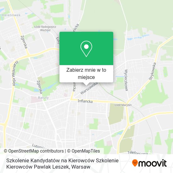 Mapa Szkolenie Kandydatów na Kierowców Szkolenie Kierowców Pawlak Leszek