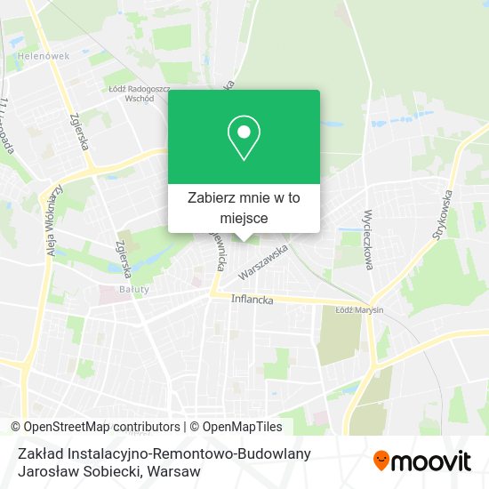 Mapa Zakład Instalacyjno-Remontowo-Budowlany Jarosław Sobiecki