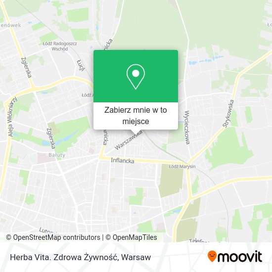 Mapa Herba Vita. Zdrowa Żywność