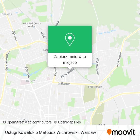 Mapa Usługi Kowalskie Mateusz Wichrowski