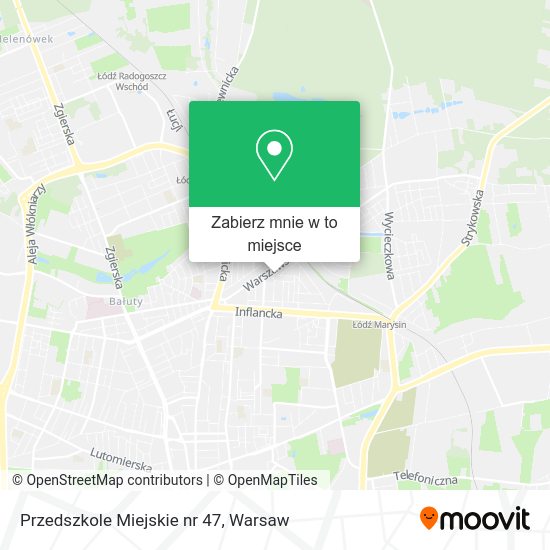 Mapa Przedszkole Miejskie nr 47