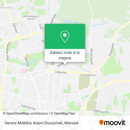 Mapa Serwis Mobilny Adam Duszyński