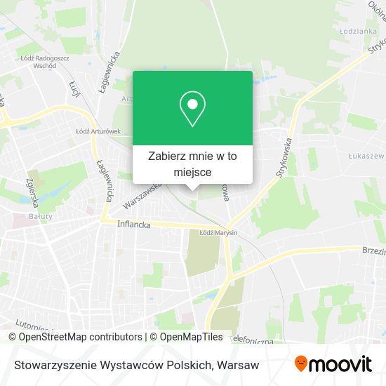 Mapa Stowarzyszenie Wystawców Polskich