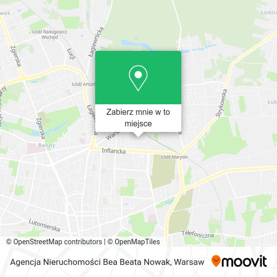 Mapa Agencja Nieruchomości Bea Beata Nowak