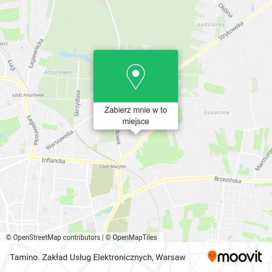 Mapa Tamino. Zakład Usług Elektronicznych