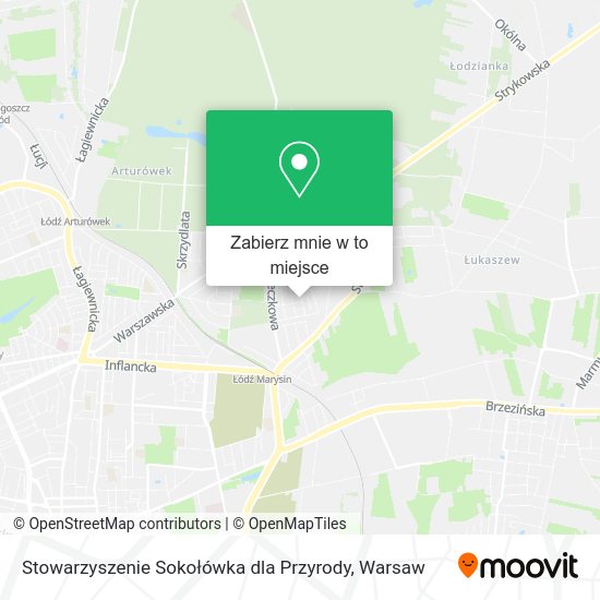 Mapa Stowarzyszenie Sokołówka dla Przyrody