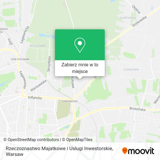 Mapa Rzeczoznastwo Majatkowe i Uslugi Inwestorskie