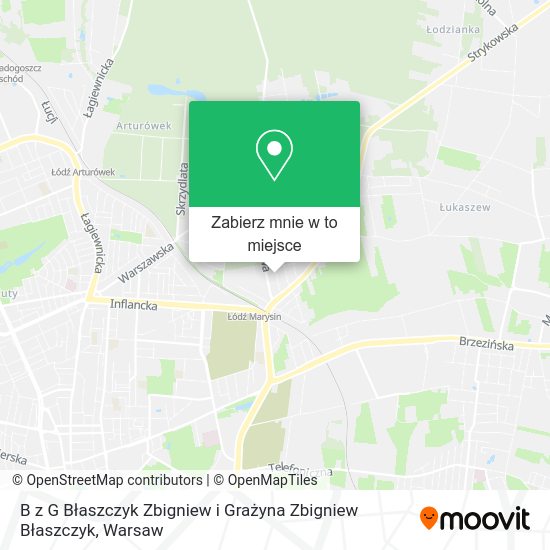 Mapa B z G Błaszczyk Zbigniew i Grażyna Zbigniew Błaszczyk