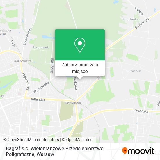 Mapa Bagraf s.c. Wielobranżowe Przedsiębiorstwo Poligraficzne