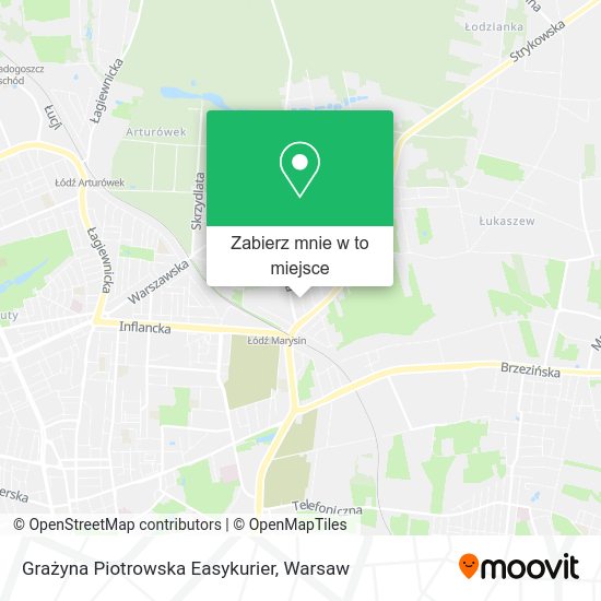 Mapa Grażyna Piotrowska Easykurier