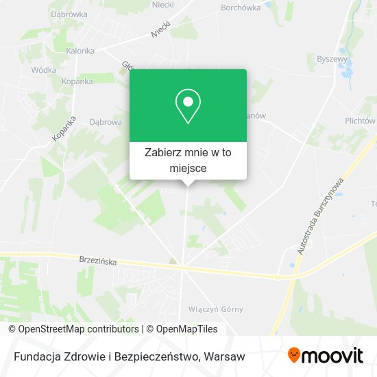 Mapa Fundacja Zdrowie i Bezpieczeństwo