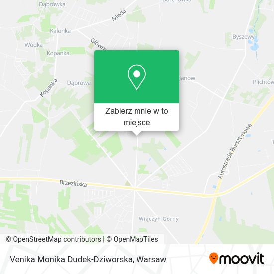 Mapa Venika Monika Dudek-Dziworska