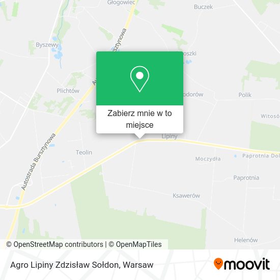 Mapa Agro Lipiny Zdzisław Sołdon