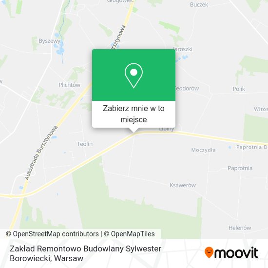 Mapa Zakład Remontowo Budowlany Sylwester Borowiecki