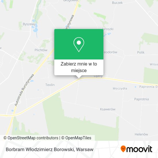 Mapa Borbram Włodzimierz Borowski