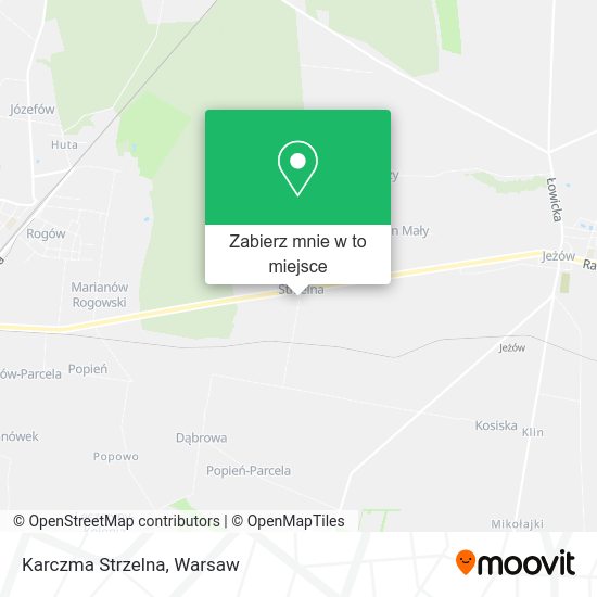 Mapa Karczma Strzelna