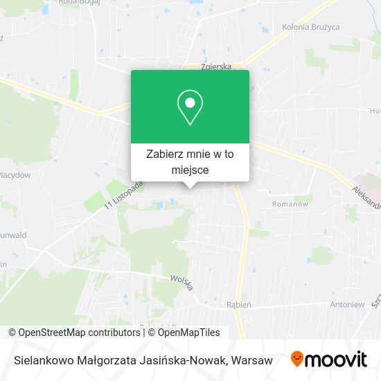 Mapa Sielankowo Małgorzata Jasińska-Nowak