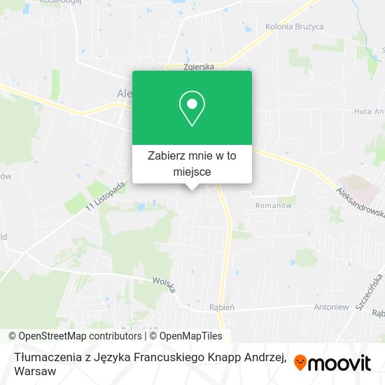 Mapa Tłumaczenia z Języka Francuskiego Knapp Andrzej