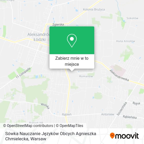 Mapa Sówka Nauczanie Języków Obcych Agnieszka Chmielecka