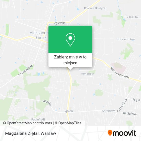 Mapa Magdalena Ziętal