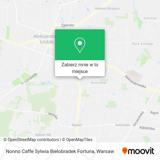 Mapa Nonno Caffe Sylwia Bielobradek Fortuna