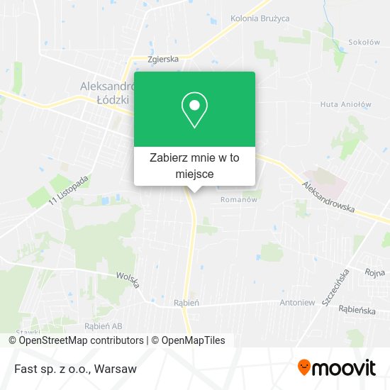 Mapa Fast sp. z o.o.