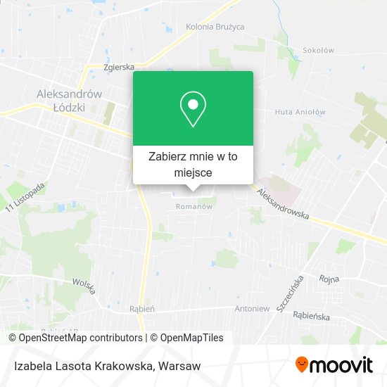 Mapa Izabela Lasota Krakowska