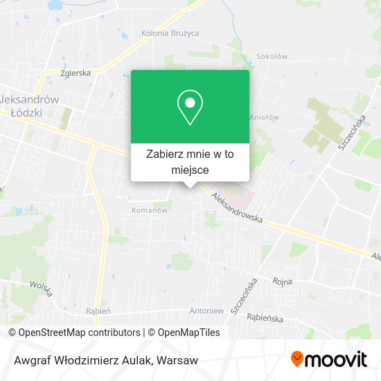 Mapa Awgraf Włodzimierz Aulak