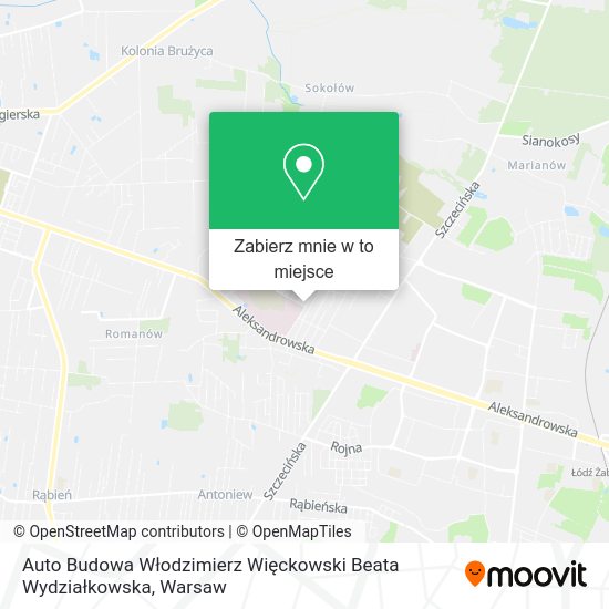 Mapa Auto Budowa Włodzimierz Więckowski Beata Wydziałkowska