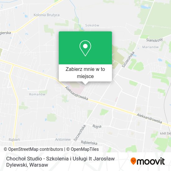 Mapa Chochoł Studio - Szkolenia i Usługi It Jarosław Dylewski