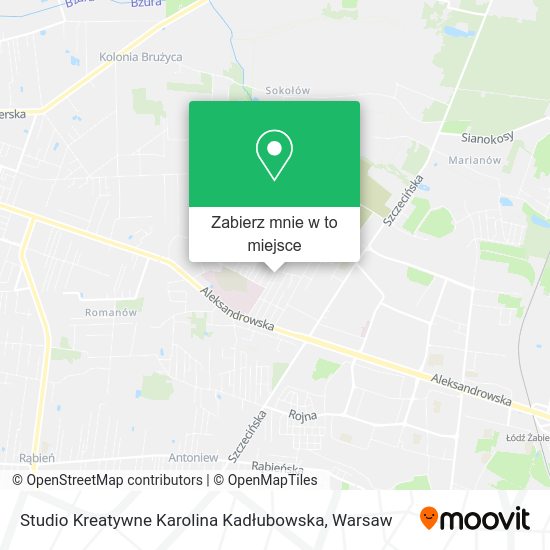 Mapa Studio Kreatywne Karolina Kadłubowska