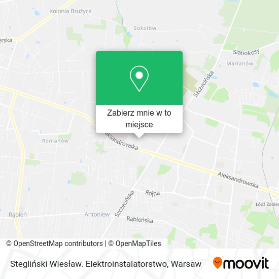 Mapa Stegliński Wiesław. Elektroinstalatorstwo