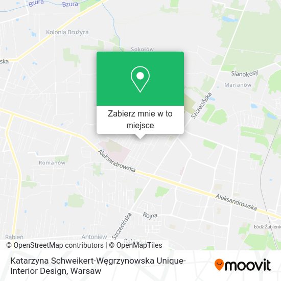 Mapa Katarzyna Schweikert-Węgrzynowska Unique- Interior Design