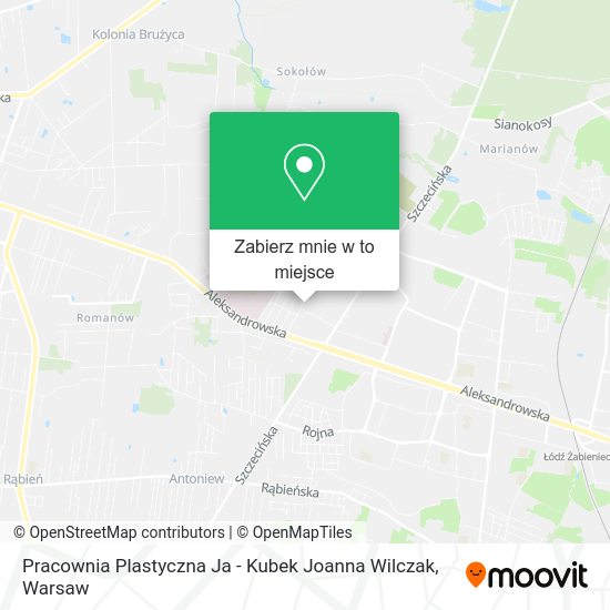 Mapa Pracownia Plastyczna Ja - Kubek Joanna Wilczak