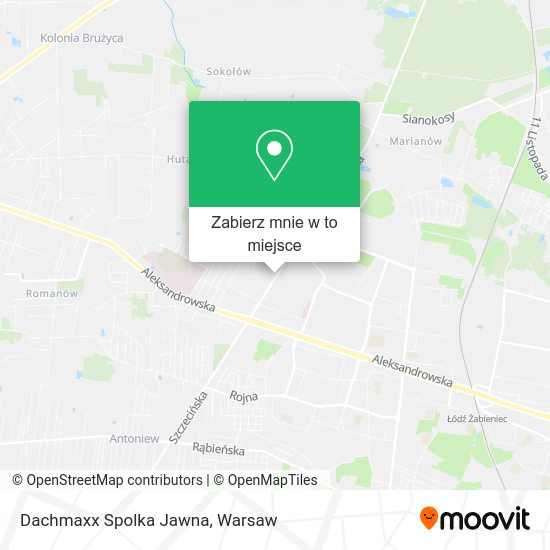 Mapa Dachmaxx Spolka Jawna