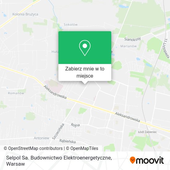 Mapa Selpol Sa. Budownictwo Elektroenergetyczne