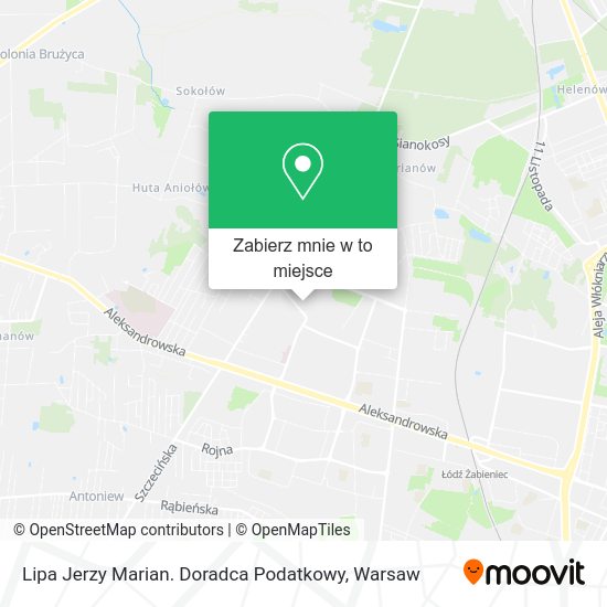 Mapa Lipa Jerzy Marian. Doradca Podatkowy