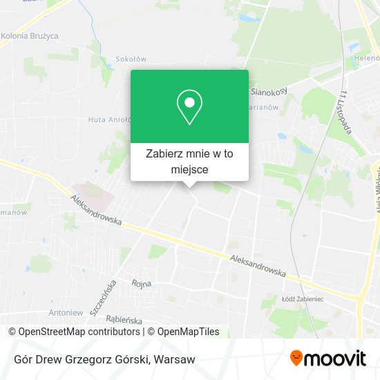 Mapa Gór Drew Grzegorz Górski