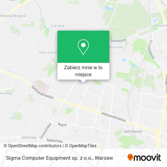 Mapa Sigma Computer Equipment sp. z o.o.