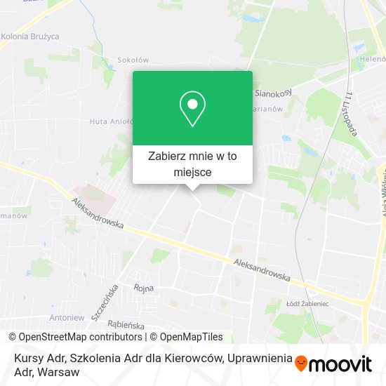 Mapa Kursy Adr, Szkolenia Adr dla Kierowców, Uprawnienia Adr