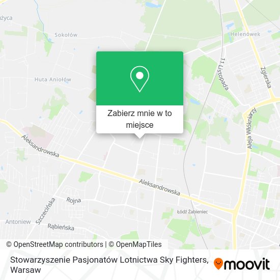 Mapa Stowarzyszenie Pasjonatów Lotnictwa Sky Fighters