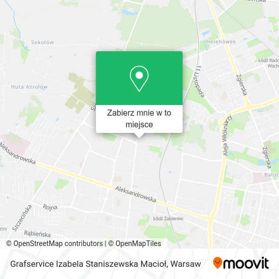 Mapa Grafservice Izabela Staniszewska Macioł