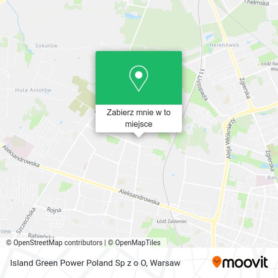 Mapa Island Green Power Poland Sp z o O