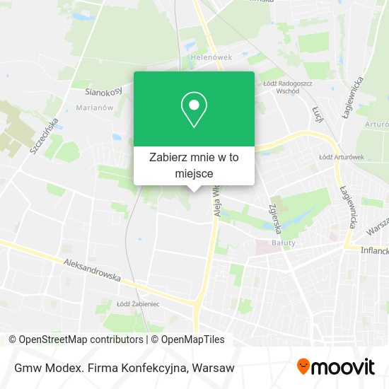 Mapa Gmw Modex. Firma Konfekcyjna