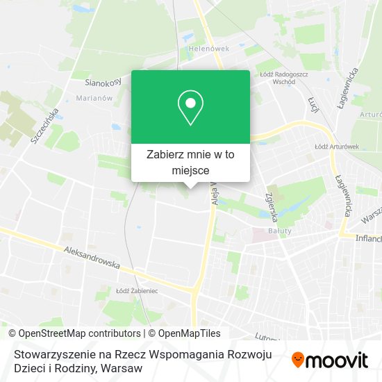 Mapa Stowarzyszenie na Rzecz Wspomagania Rozwoju Dzieci i Rodziny