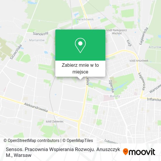 Mapa Sensos. Pracownia Wspierania Rozwoju. Anuszczyk M.