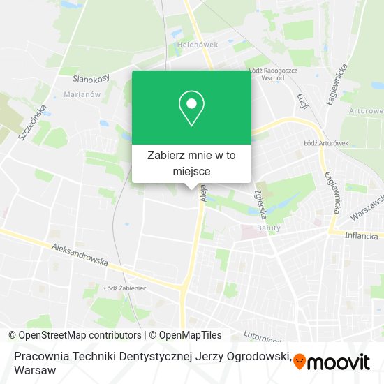 Mapa Pracownia Techniki Dentystycznej Jerzy Ogrodowski