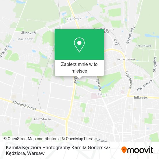 Mapa Kamila Kędziora Photography Kamila Gonerska-Kędziora